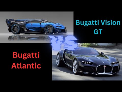 Bugatti Vision Gt vs Bugatti Atlantic in  Car dealership tycoon roblox