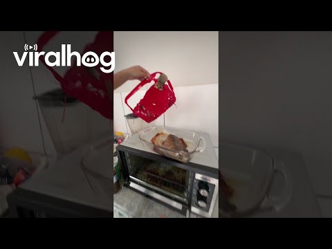 Fish Baking Fail Leaves Lid Melted || ViralHog