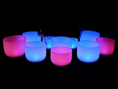 Crystal Bowls Deep Sleep & Chakra Healing Energy Alignment 432Hz Sound Bath