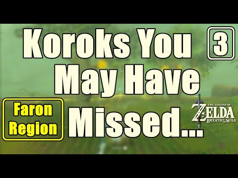 Korok Locations Zelda Breath of The Wild Faron Region #BoTW #3