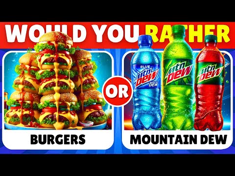 Would You Rather...? FAST FOOD & DRINKS EDITION 🍔🥤