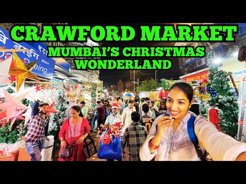 Crawford Market Mumbai's Christmas Wonderland | Best Place For Christmas Decorations #konkanivlog