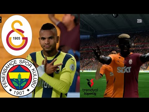 Galatasaray - Fenerbahçe Maçı |  Süper Lig 25.Hafta 24/25 (Maç Özeti)