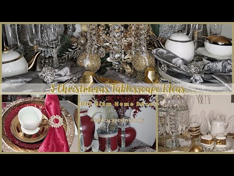 My Top 5 Favorite Christmas Tablescapes | Beautiful 2023 Holiday Home Décor Ideas