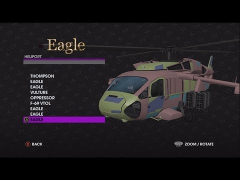 Saints Row 3 Mystery: Customizing Helicopters and Planes