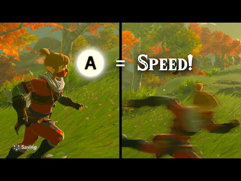 Breath of the Wild But EVERY TIME I press A Link MOVES FASTER! (2)