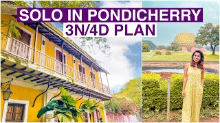 Pondicherry Solo Travel Vlog - BEST Places to see in 3N/4D Budget