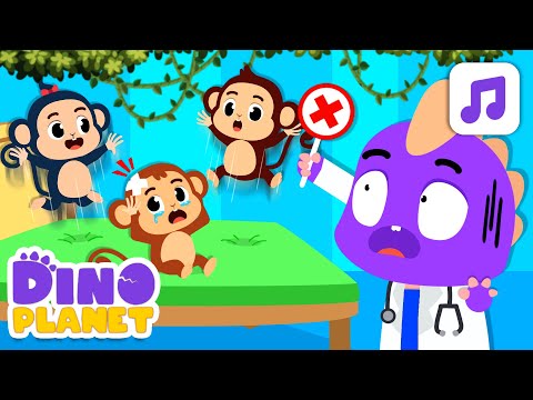 Five Little Monkeys Jumping on the Bed | Nursery Rhymes