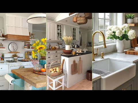 Vintage Farmhouse Kitchen Decor Ideas – Cozy Kitchen Inspiration for Small Cottage Farmhouse