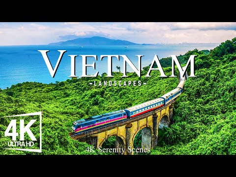 Vietnam 4K – Stunning Scenery and Tranquil Moments – Soothing Background Music