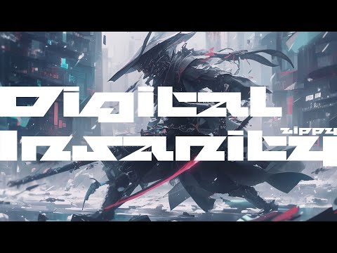 【戦闘BGM】荒廃した世界で運命に抗うBGM「Digital Insanity」【DnB／和風／サイバー】