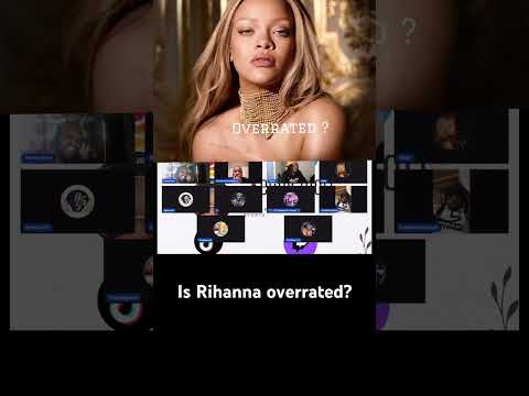 Is Rihanna overrated? #rihanna #music #youtubeshorts #shorts #blowup #asaprocky #artist