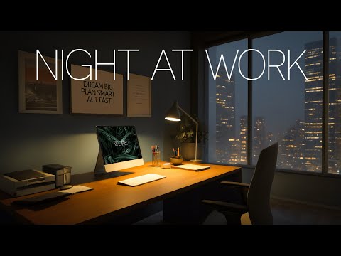 Night at Work — Deep Focus Music for Late-Night Productivity & Concentration