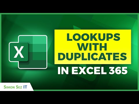 How to do Lookups with Duplicates in Excel 365