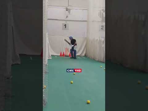 God of cricket Sachin Tendulkar practicing for 18th Jan charity match .