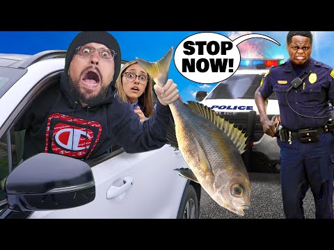 Something Funny Happened when Cops stop us! (FV Fam's Fishing Pond Vlog)