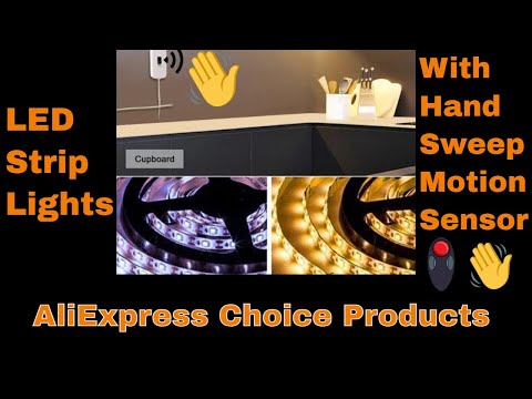 AliExpress Choice Products: LED strip lights with hand motion sensor