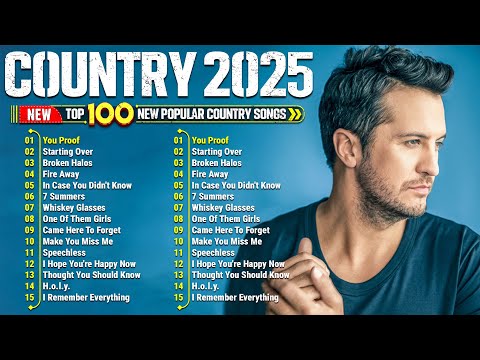 New Country Songs 2025 - Luke Bryan, Jason Aldean, Chris Stapleton, Blake Shelton, Luke Combs,