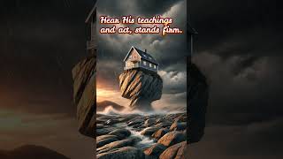 Building on the Rock: Living Out God's Truth Daily #FaithInAction#ObedienceToChrist#SolidFoundation