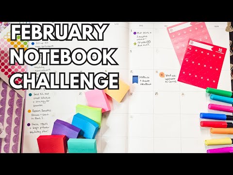 Setting Up My Custom Project Planner ✨📖 FEBRUARY NOTEBOOK CHALLENGE