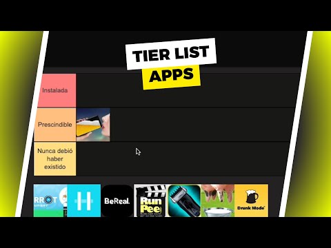 Tier List de las peores APPS que hemos encontrado