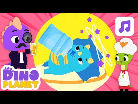 Vocabulary song for kids: The table song 🍽🍽 | DINO Cartoon Class