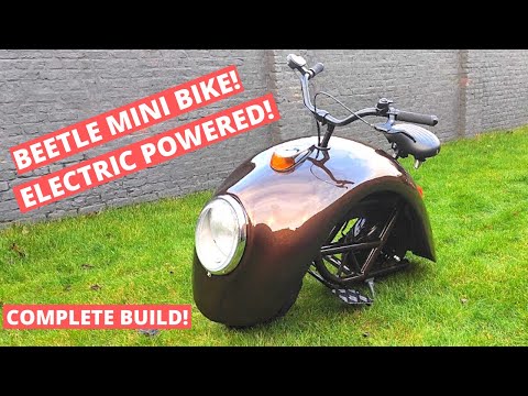 Making a DIY electric mini bike with Volkswagen Beetle fenders - Volkspod