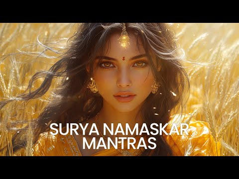 Surya Namaskar Mantras🌞Connect with Sun Energy & Harmonize Mind and Body🩷 27 Times