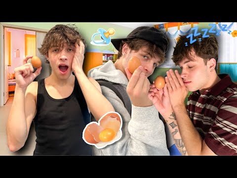 WE BECAME DADS FOR 24 HOURS!!! (TO EGGS)