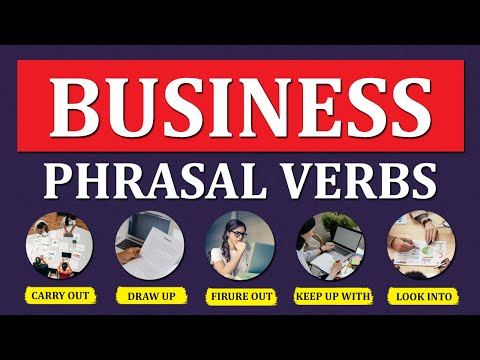 24 Business Phrasal Verbs