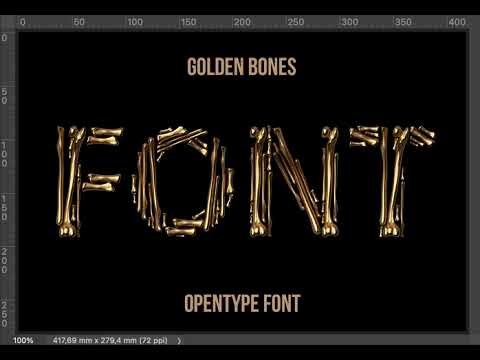 Golden Bones Font