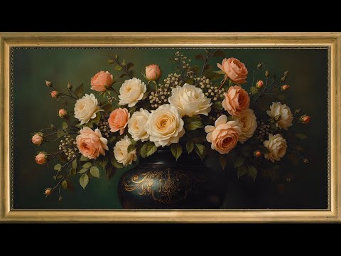 The Art of Spring : Floral Ambient Aesthetics Frame TV With Calm Music: Art TV Screensaver