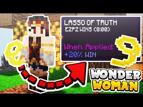 WONDER WOMAN CHALLENGE! (MINECRAFT SKYWARS SHORTS #72)