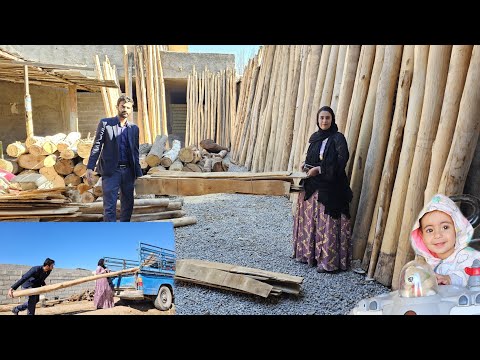 Step by Step with Parisa and Ali;Documentary on Building a House from Zero to One Hundred:nomad life