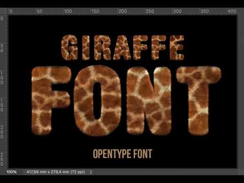 Giraffe Font