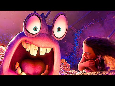 Moana 1 & 2 | Maui and Moana vs Tamatoa Fight Scene Recap | Moana Meets Matangi