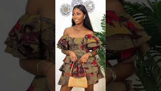 Latest ankara designs for ladies 2023 | short Ankara gown #africanmodel #ankarastyles #fashionworld