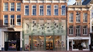 MVRDV replaces Chanel store's traditional facade with glass bricks