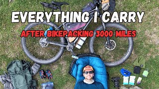 BIKEPACKING GEAR - Everything I carry after riding 3000 miles