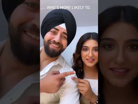 Nimrit Ahluwalia and mahiri cute video #Chotisardarniserial #Bts