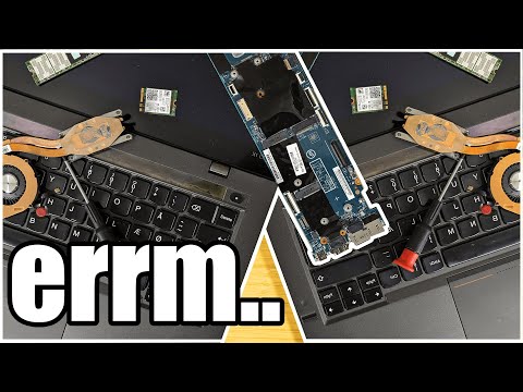 Can I Fix a Viewer's BROKEN ThinkPad Ultrabook?.. things didn't go to plan.