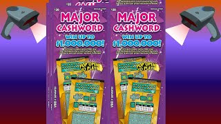 🔴LIVE🔴Michigan Lottery $20 Major Cashword Scan Book!