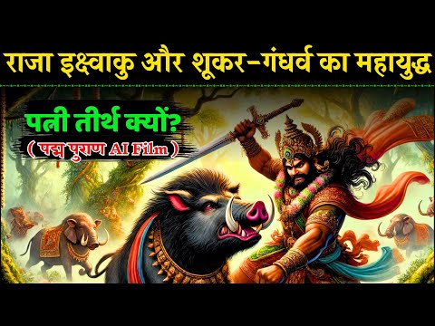 शूकरी ने बताया कि पति के लिए पत्नी तीर्थ है - महाराज इक्ष्वाकु की कहानी Story of Padma Purana