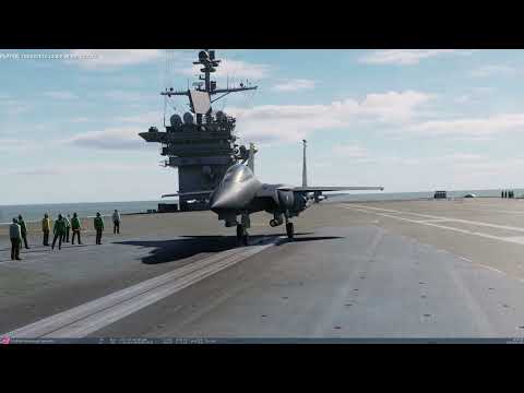 【DCS】F-15E SuperCarrier landing！