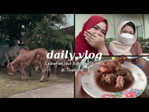 Lebaran Idul Adha pertama di Thailand🇹🇭