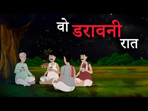 वो डरावनी रात | Horror Story in Hindi |Hindi Bhutiya Kahaniya | Hindi Horror Cartoon