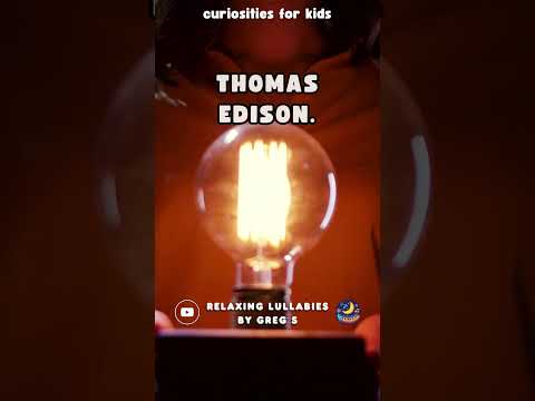 The inventor of the light bulb was Thomas Edison #shorts