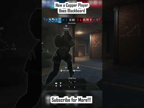 How a Copper Player Uses Blackbeard #r6s #rainbowsixsiege #gaming