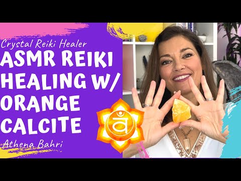 ASMR Reiki Healing | Orange Calcite | Sacral Chakra | Liberation | #crystalreikihealer