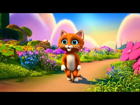 The Curious Little Cat   A Fun Adventure Poem for Kids! #nurseryrhymes #kidssongs #kidsanimation